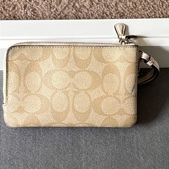 Coach Tan Wristlet Clutch - Picture 4 of 14